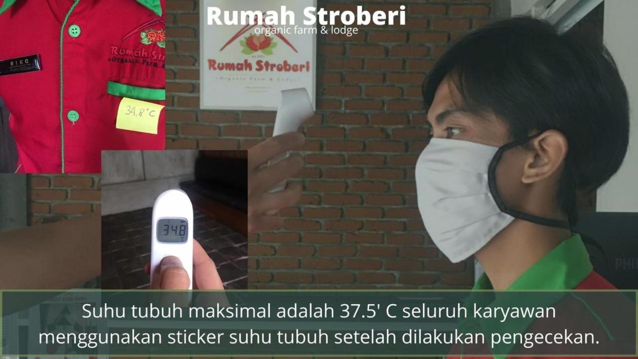 Rumah Stroberi Organic Farm & Family Lodge Lembang Exteriör bild