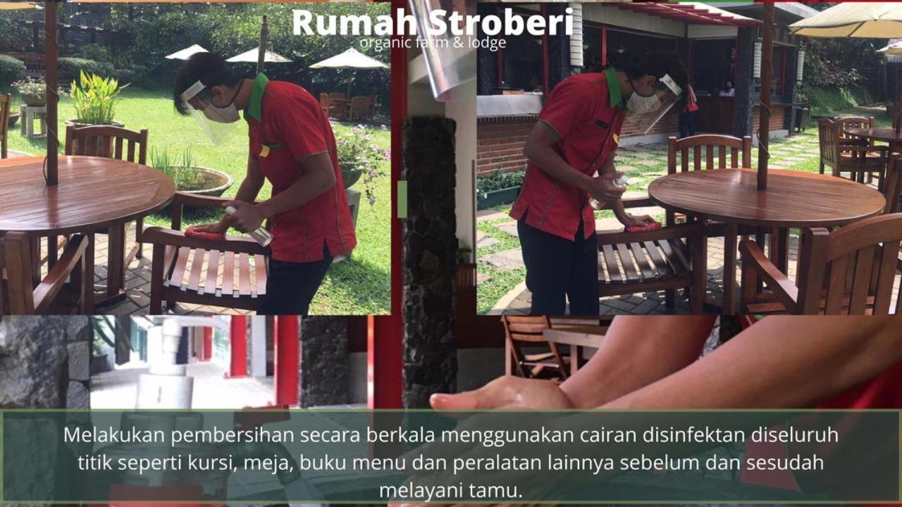 Rumah Stroberi Organic Farm & Family Lodge Lembang Exteriör bild